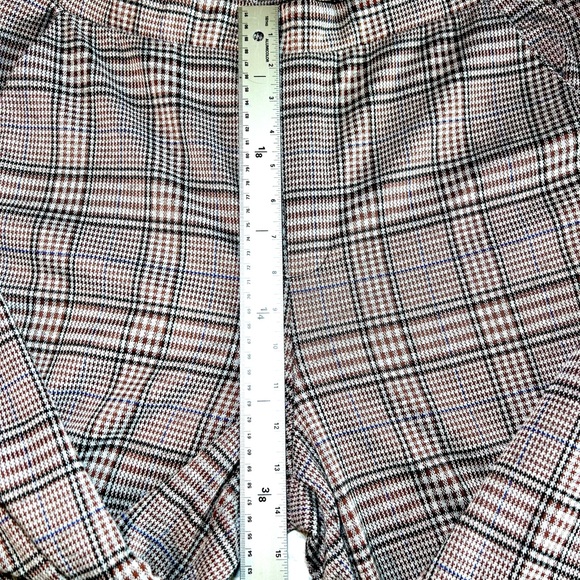 BBJ Los Angeles Women’s Plaid Trousers in Black and Tan XL - Picture 8 of 14